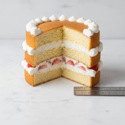 مقدار مناسب فیلینگ برای هر لایه کیک