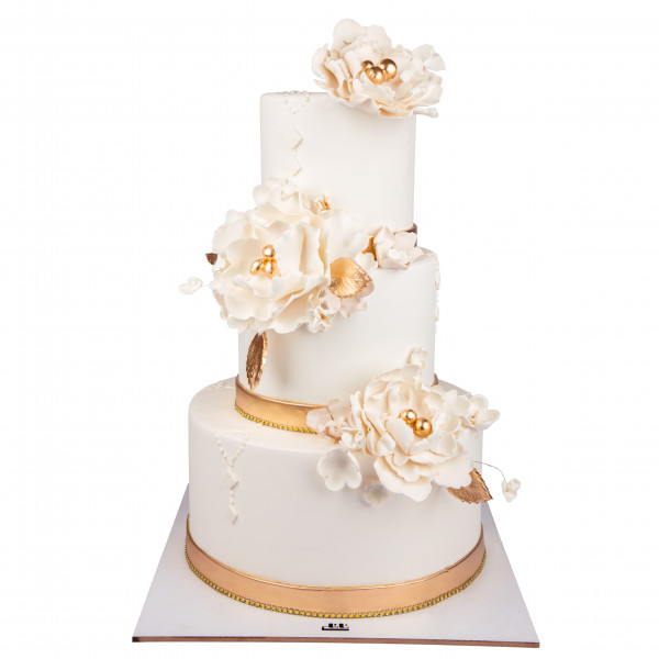 کیک عروسی گلواره