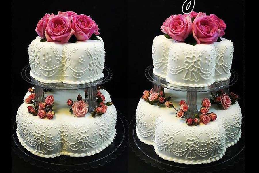 کیک عروسی تینا