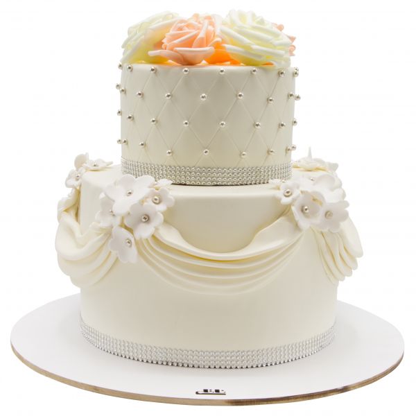 کیک عروسی سپید
