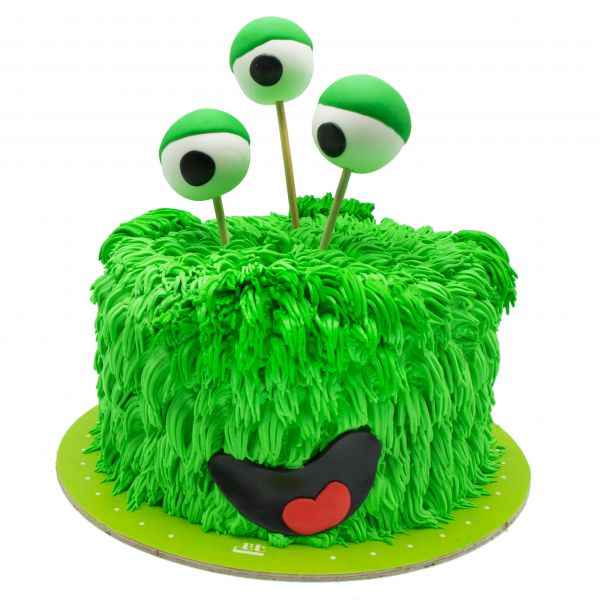 کیک هیولا ی سبز