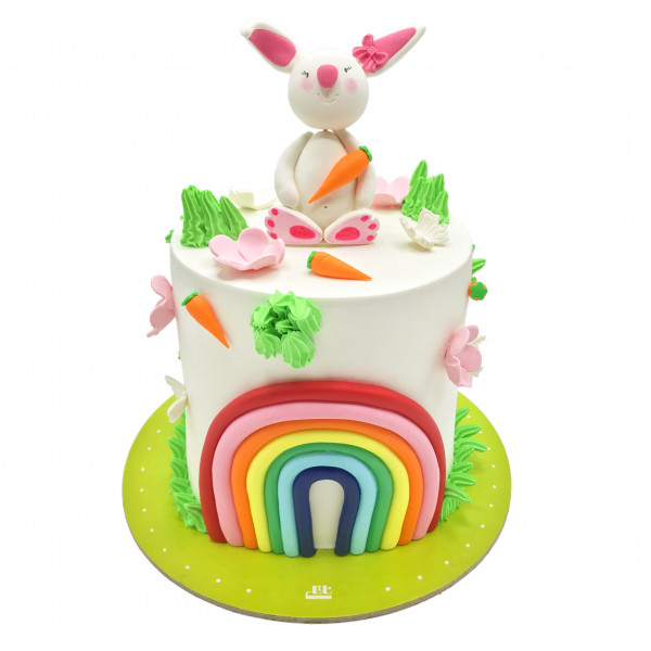 کیک تولد دخترانه رنگین کمان 5