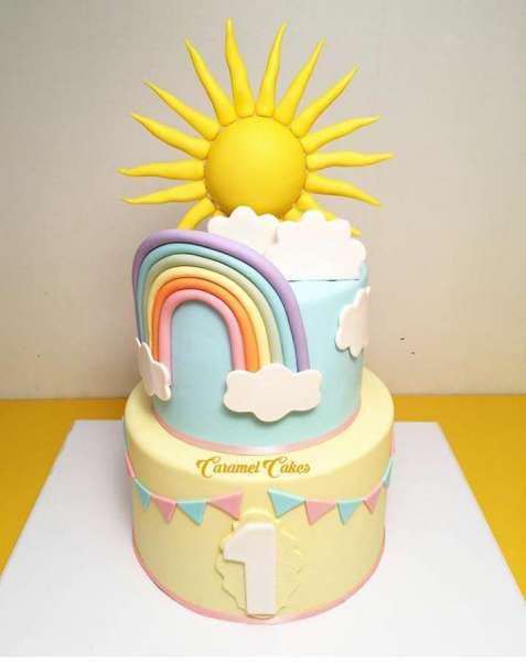 کیک تولد دخترانه خورشید خانم 3