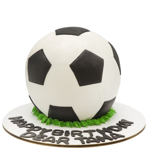 کیک تولد پسرانه توپ فوتبال چهل تیکه