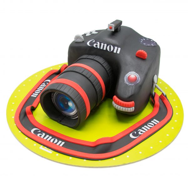 کیک تولد دوربین عکاسی