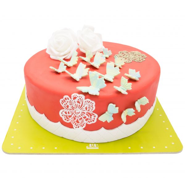 کیک تولد دخترانه پروانه
