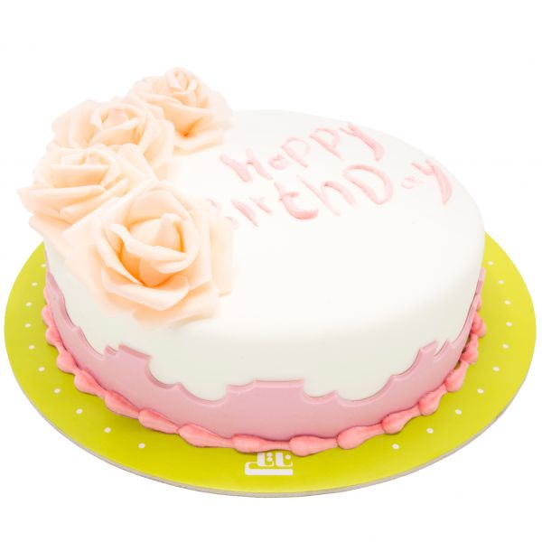 کیک تولد دخترانه رزا