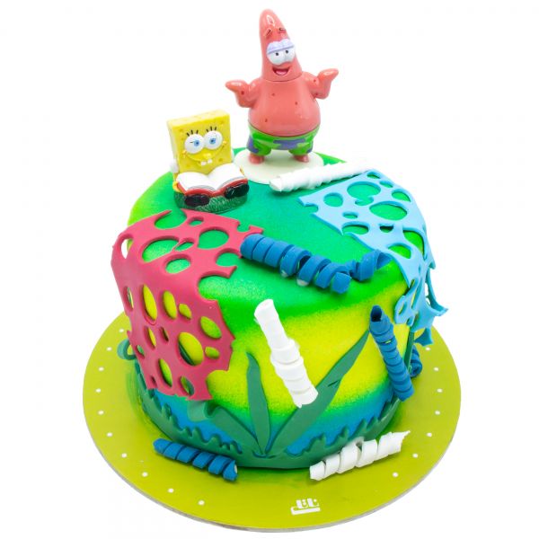 کیک تولد باب اسفنجی و پاتریک