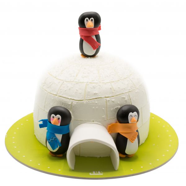 کیک تولد پنگوئن های آقای پاپر