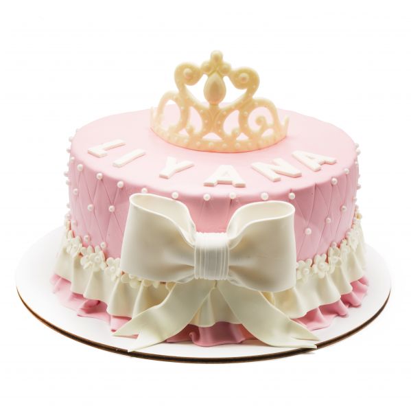 کیک تولد دخترانه تاج پرنسس