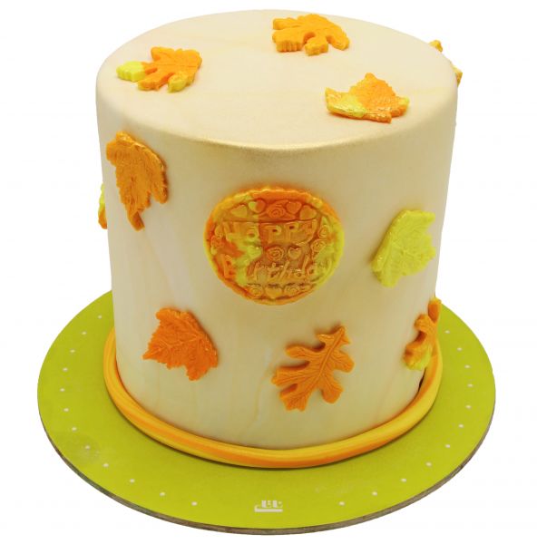 کیک برگ پاییزی