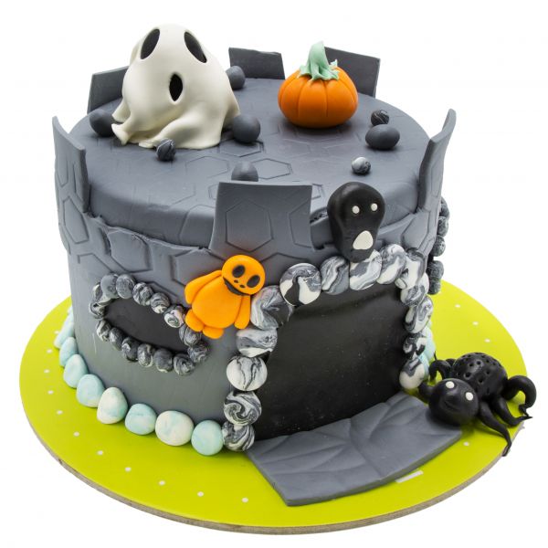 کیک هالووین قلعه اسرار آمیز