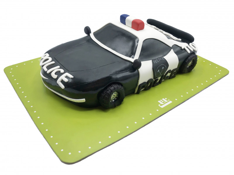 کیک تولد ماشین پلیس
