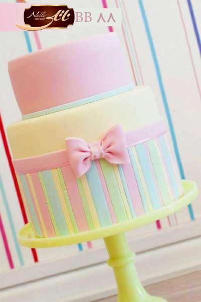 کیک تولد دخترانه زیبا