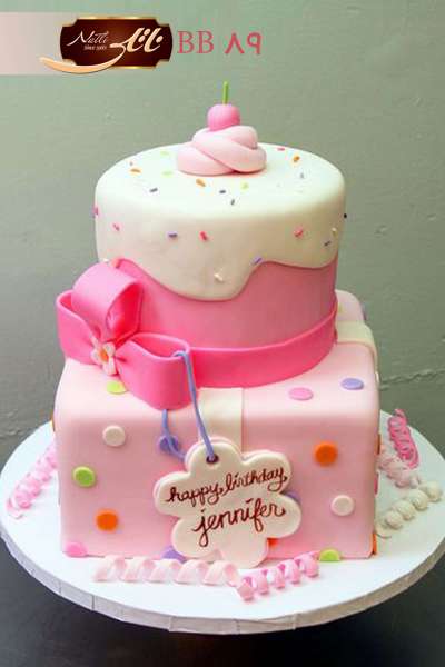 کیک تولد دخترانه پاپیون 3