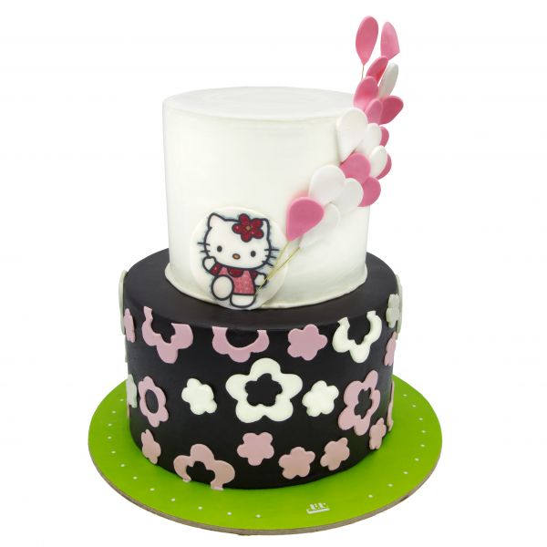 کیک تولد دخترانه کیتی طبقاتی