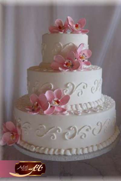 کیک عروسی اطلسی