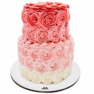 کیک عروسی رز لاو