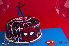 کیک تولد پسرانه مرد عنکبوتی 1