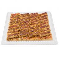 شیرینی کارامل آجیلی بشقابی