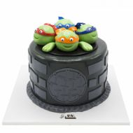 کیک تولد پسرانه لاکپشتهای نینجا 4