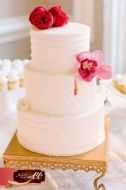 کیک عروسی شقایق