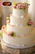 کیک عروسی رز گل 2